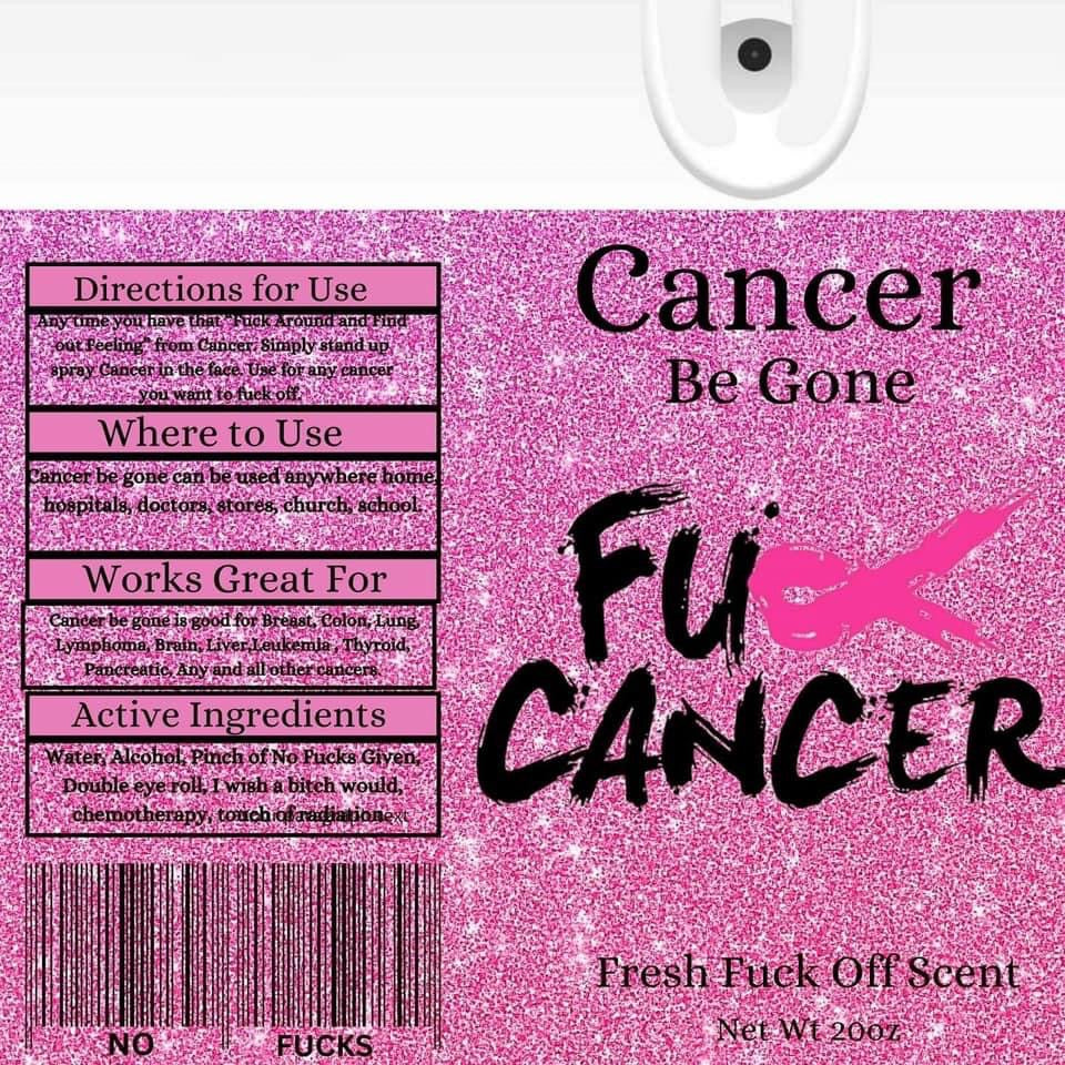 CANCER BE GONE 20OZ TUMBLER